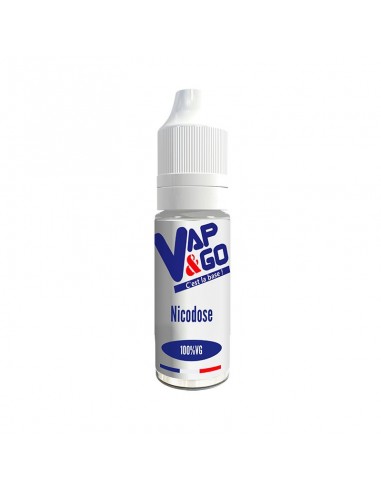 Booster de nicotine Nicodose 10ml Full VG (100%VG) Vap&Go