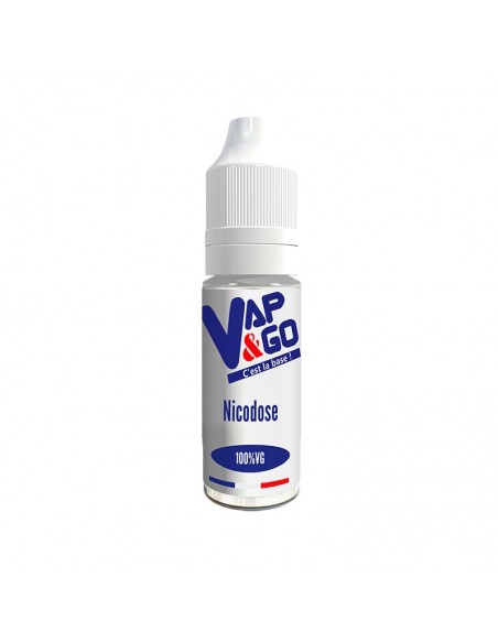Booster de nicotine Nicodose 10ml Full VG (100%VG) Vap&Go