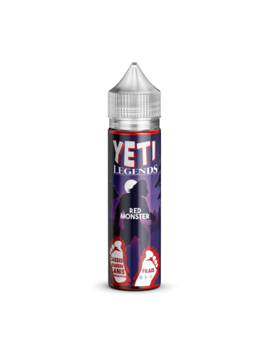 Red Monster YETI Legends 50ml eliquide e-cigarette Contenance 50ml